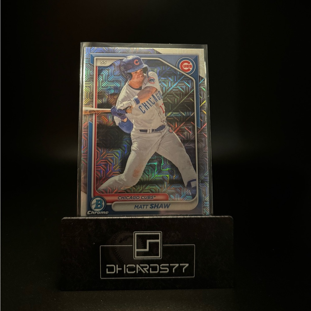 2024 Bowman Chrome Matt Shaw Mojo Refractor